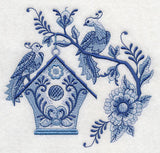 Delft Blue Birdhouse 6