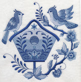 Delft Blue Birdhouse 7