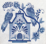 Delft Blue Birdhouse 8