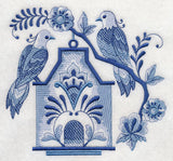 Delft Blue Birdhouse 8