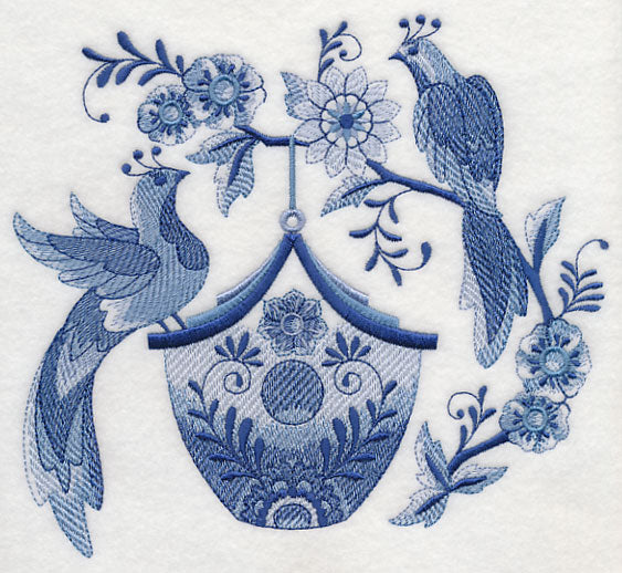 Delft Blue Birdhouse 9