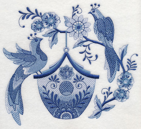 Delft Blue Birdhouse 9