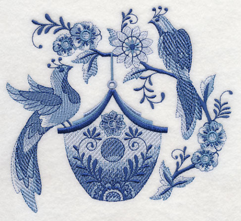 Delft Blue Birdhouse 9