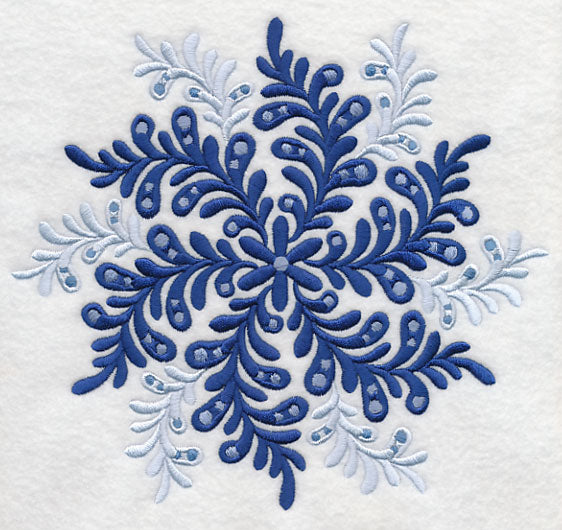 Blue Fern Medallion 1