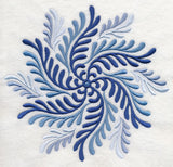 Blue Fern Medallion 2