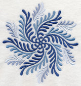 Blue Fern Medallion 2