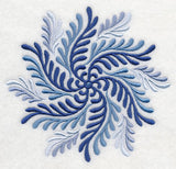Blue Fern Medallion 2