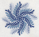 Blue Fern Medallion 2