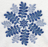 Blue Fern Medallion 3