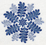 Blue Fern Medallion 3