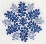 Blue Fern Medallion 3