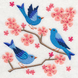 Summertime Bluebirds and Blooms 1