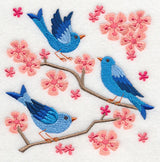 Summertime Bluebirds and Blooms 1