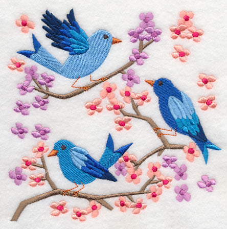 Summertime Bluebirds and Blooms 3