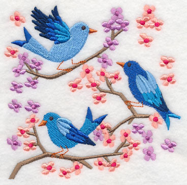 Summertime Bluebirds and Blooms 3