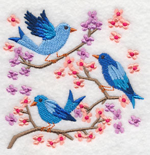 Summertime Bluebirds and Blooms 3