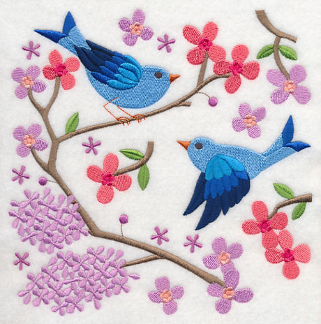 Summertime Bluebirds and Blooms 4