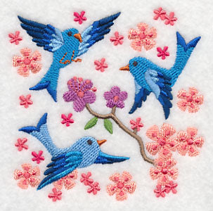 Summertime Bluebirds and Blooms 5