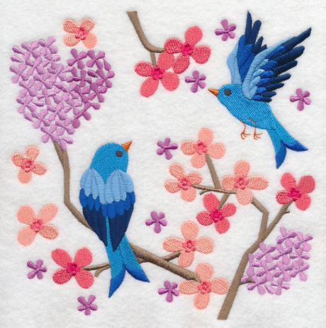 Summertime Bluebirds and Blooms 6