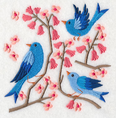 Summertime Bluebirds and Blooms 7