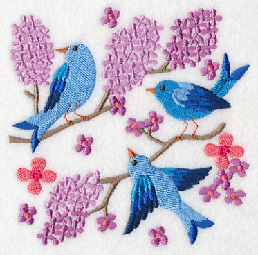 Summertime Bluebirds and Blooms 8