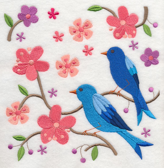 Summertime Bluebirds and Blooms 9
