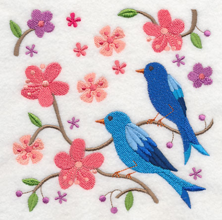 Summertime Bluebirds and Blooms 9