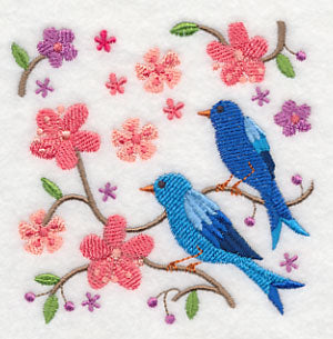 Summertime Bluebirds and Blooms 9