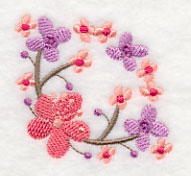 Summertime Bluebirds and Blooms Corner