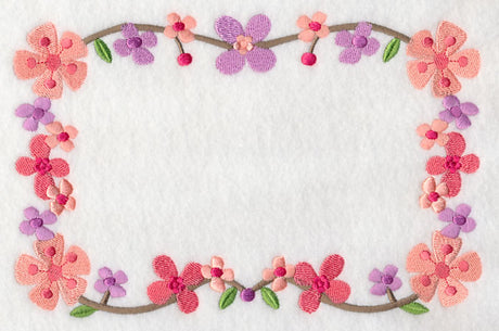 Summertime Bluebirds and Blooms Quilt Label