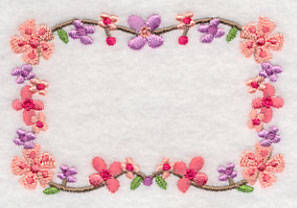 Summertime Bluebirds and Blooms Quilt Label