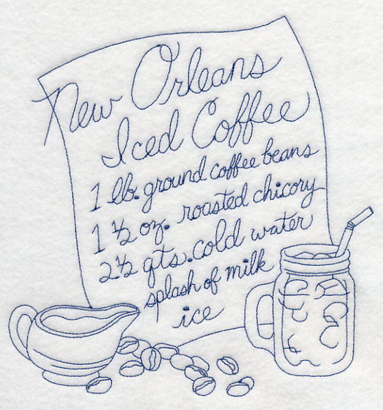 New Orleans Iced Coffee (Bluework)