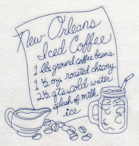 New Orleans Iced Coffee (Bluework)