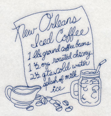 New Orleans Iced Coffee (Bluework)