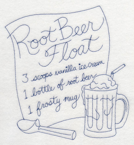 Root Beer Float (Bluework)