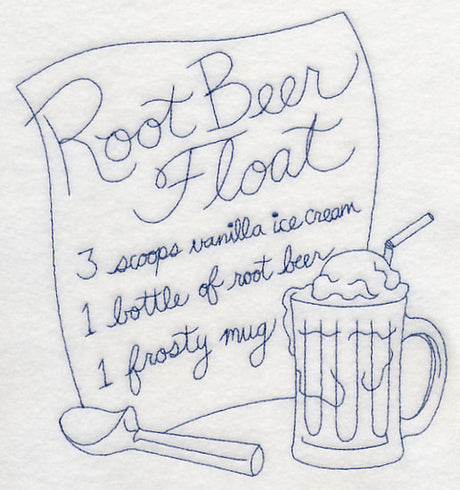 Root Beer Float (Bluework)