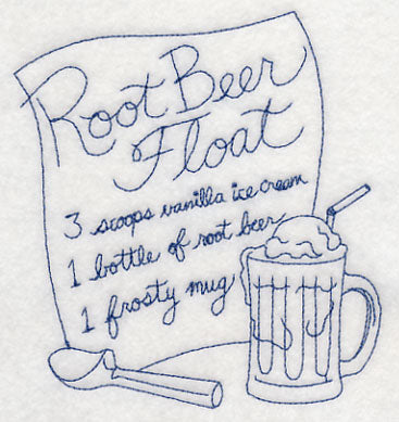 Root Beer Float (Bluework)