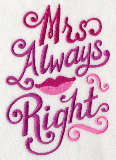 The Right Couple - Mrs. Always Right