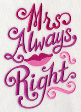 The Right Couple - Mrs. Always Right
