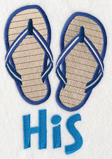 Beach Flip Flops - His