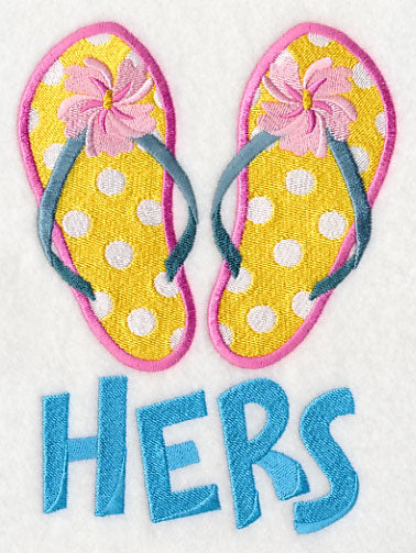 Beach Flip Flops - Hers