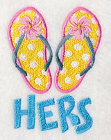 Beach Flip Flops - Hers