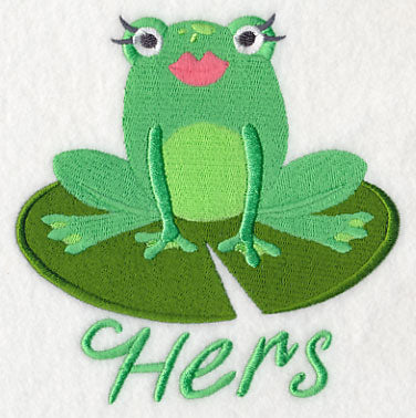 Lily Pad Frog - Hers