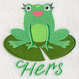 Lily Pad Frog - Hers