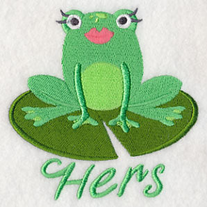 Lily Pad Frog - Hers