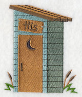 Country Outhouse - His