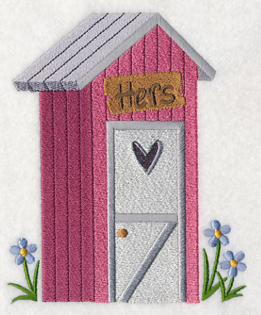 Country Outhouse - Hers