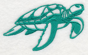 Sea Turtle Silhouette