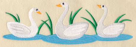 White Swan Border