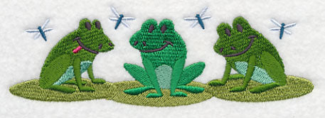 Frog and Dragonfly Border